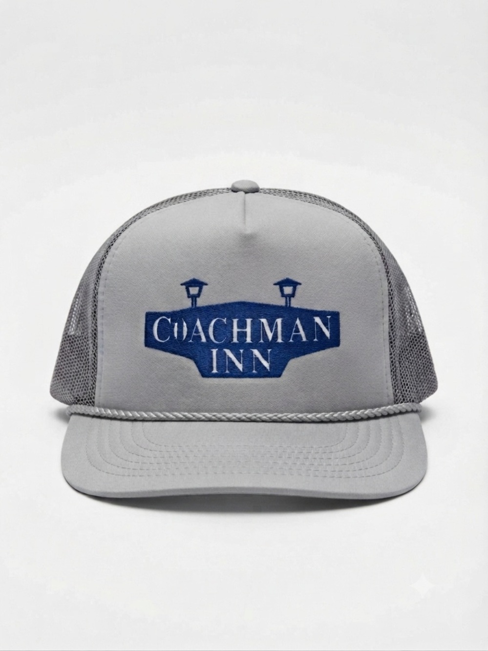 Coachman Inn Mesh Back Trucker Hat Hanes‎ Headwear Vintage Adjustable Snapback